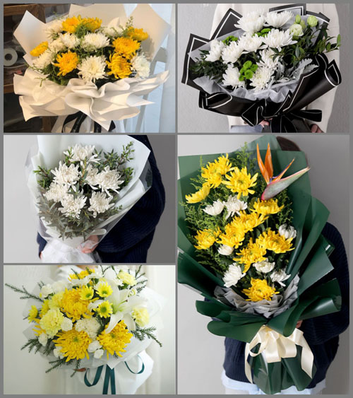 广东肇庆市端州区城东街道花园后街社区白事花束代送